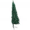 Artificial Half Christmas Tree with Stand Green 150 cm PVC