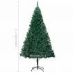 Artificial Christmas Tree with Thick Branches Green 150 cm PVC