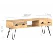 TV Cabinet 120x35x45 cm Solid Mango Wood