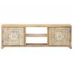 TV Cabinet 120x30x40 cm Solid Mango Wood