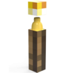 Minecraft Torch Shaped Water Bottle with Screw-on Lid, Durable Material Water Bottle Has Break Resistant Design Tumbler