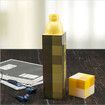 Minecraft Torch Shaped Water Bottle with Screw-on Lid, Durable Material Water Bottle Has Break Resistant Design Tumbler