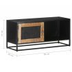 TV Cabinet 90x30x40 cm Rough Mango Wood