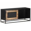 TV Cabinet 90x30x40 cm Rough Mango Wood