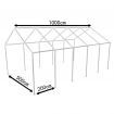 Steel Frame for Party Tent 10x5 m