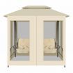 Gazebo Convertible Swing Bench Cream White