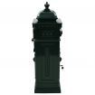 Pillar Letterbox Aluminium Vintage Style Rustproof Green