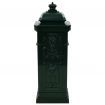 Pillar Letterbox Aluminium Vintage Style Rustproof Green