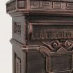 Pillar Letterbox Aluminium Vintage Style Rustproof Bronze