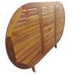 7 Piece Folding Outdoor Dining Set Solid Acacia Wood