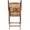 7 Piece Folding Outdoor Dining Set Solid Acacia Wood