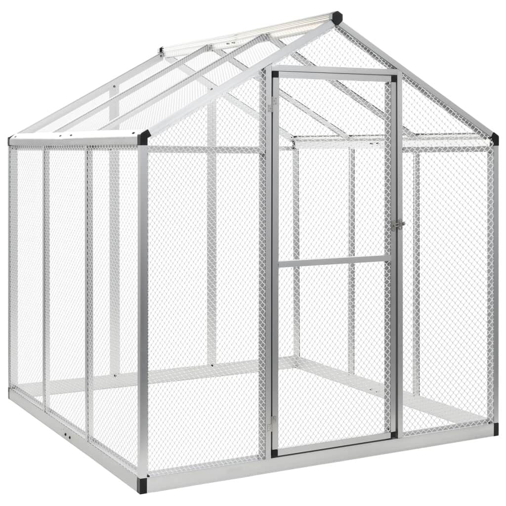 Outdoor Aviary Aluminium 183x178x194 cm