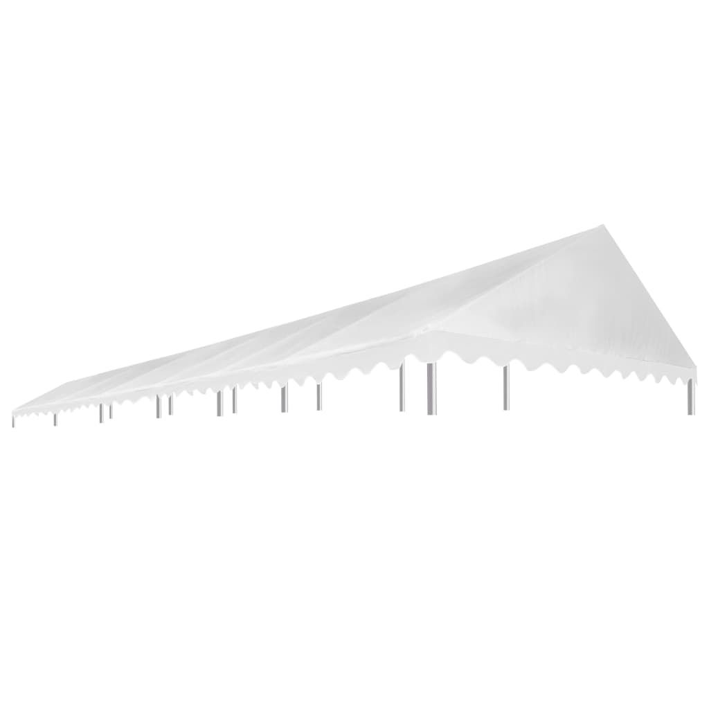 Party Tent Roof 6x12 m White 450 g/m²