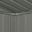 Garden Storage Shed Anthracite Steel 204x132x186 cm