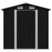 Garden Storage Shed Anthracite Steel 204x132x186 cm