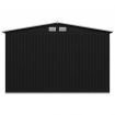 Garden Storage Shed Anthracite Steel 257x205x178 cm