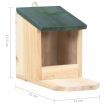 Squirrel Houses 4 pcs Firwood