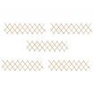 Trellis Fences 5 pcs Firwood 180x30 cm