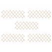 Trellis Fences 5 pcs Firwood 180x60 cm