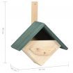 Bird Houses 4 pcs 24x16x30 cm Firwood