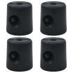 Gazebo Weights 4 pcs PE Black