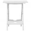 Folding Garden Table 45.5x38.5x50 cm White