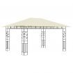 Gazebo with Mosquito Net 4x3x2.73 m Cream 180 g/m²