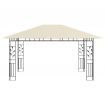 Gazebo with Mosquito Net 4x3x2.73 m Cream 180 g/m²