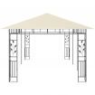 Gazebo with Mosquito Net 6x3x2.73 m Cream