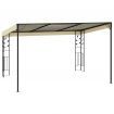 Wall-mounted Gazebo 4x3x2.5 m Cream