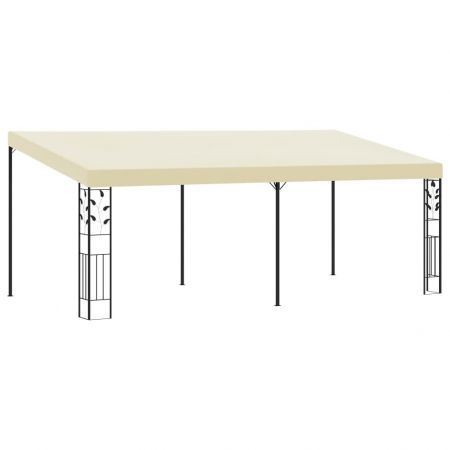 Wall-mounted Gazebo 6x3x2.5 m Cream