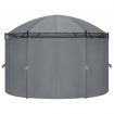 Gazebo with Curtains 530x350x265 cm Anthracite