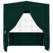 vidaXL Professional Party Tent with Side Walls 2.5x2.5 m Green 90 g/cubic metre