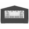 Professional Party Tent with Side Walls 4x9 m Anthracite 90 g/m²