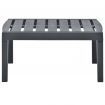 Lounge Table Anthracite 78x55x38 cm Plastic