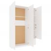 3-Door Wardrobe White 120x50x180 cm Chipboard