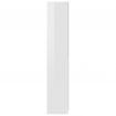 3-Door Wardrobe High Gloss White 120x50x180 cm Chipboard