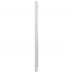 Bathroom Mirror High Gloss White 40x1.5x37 cm Chipboard