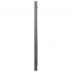 Bathroom Mirror High Gloss Grey 40x1.5x37 cm Chipboard