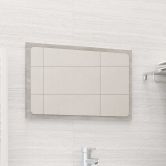 Bathroom Mirror Concrete Grey 60x1.5x37 cm Chipboard