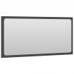 Bathroom Mirror Grey 80x1.5x37 cm Chipboard