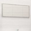 Bathroom Mirror Concrete Grey 80x1.5x37 cm Chipboard