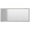 Bathroom Mirror Concrete Grey 80x1.5x37 cm Chipboard