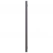 Bathroom Mirror High Gloss Grey 80x1.5x37 cm Chipboard