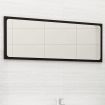 Bathroom Mirror Black 90x1.5x37 cm Chipboard