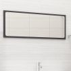 Bathroom Mirror Grey 90x1.5x37 cm Chipboard