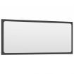 Bathroom Mirror Grey 90x1.5x37 cm Chipboard