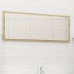 Bathroom Mirror Sonoma Oak 90x1.5x37 cm Chipboard