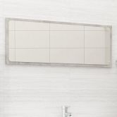 Bathroom Mirror Concrete Grey 90x1.5x37 cm Chipboard