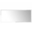Bathroom Mirror High Gloss White 90x1.5x37 cm Chipboard